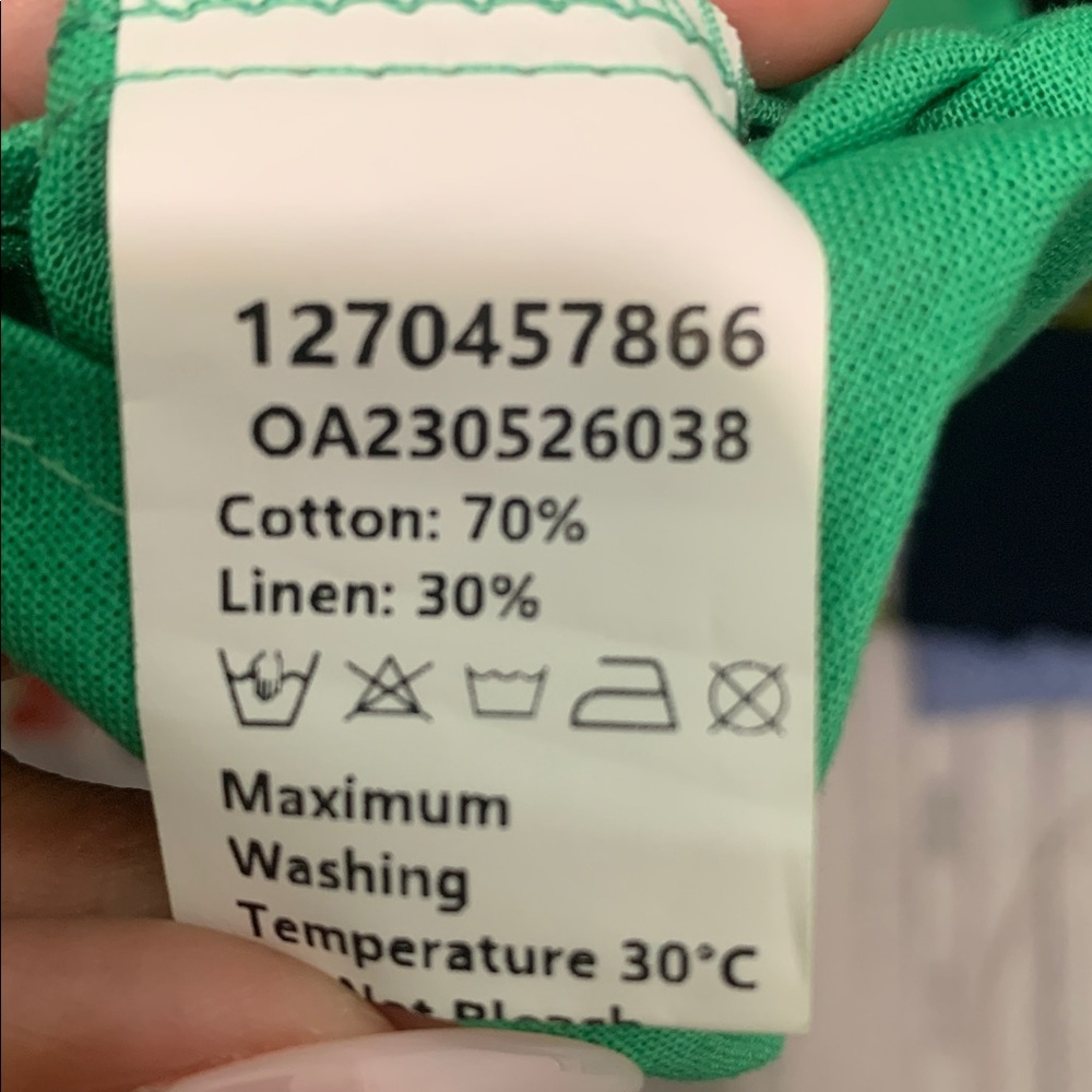 Commense Oversized Linen Tied Two Piece Pants Set - Picture 11 of 11